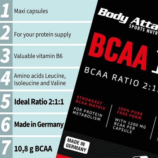 120 کپسول بی سی ای ای 10800 بادی اتک  Body Attack BCAA 10800 668544bca24e0.jpeg
