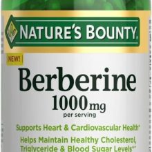 کپسول بربرین ۱۰۰۰ میلی‌گرم نیچرز بونتی ۶۰ عددی