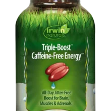 تقویت مغز ، عضله و آدرنالین اروین نچرالز 75 عددی Irwin Triple-Boost Caffeine-Free Energy