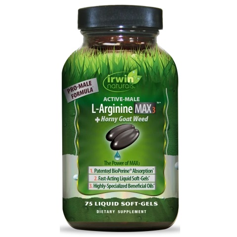 آرژنین مکس تری اروین نچرالز Irwin Active Male L Arginine Max3 6626a3852ef98.jpeg
