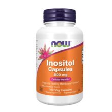 اینوزیتول 500 ناو 100 عددی NOW Inositol 500 mg Veg Capsules