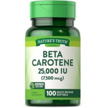 بتاکاروتن نیچرز تریث Nature’s Truth BetaCarotene 25000 IU