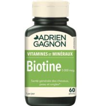 بیوتین ادرین گگنون 60 عدد Adrien Gagnon Biotin 5000 mcg
