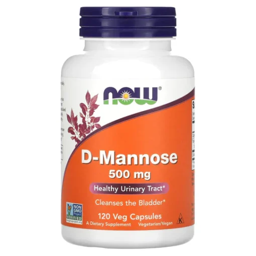 دی مانوز ناو 120 کسپول NOW D-Mannose 500mg_6717a9eaf19f6.webp