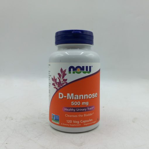 دی مانوز ناو 120 کسپول NOW D-Mannose 500mg_6717a9efe3933.jpeg