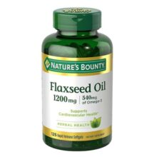 روغن بذر کتان نیچرز بونتی Nature’s Bounty Flaxseed Oil 1200mg
