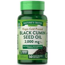 روغن سیاه دانه نیچرز تریث Nature’s Truth Black Cumin Seed Oil 2000 mg  