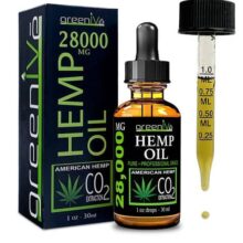 روغن شاهدانه گرین آیو 30 میلی GreenIVe Hemp Oil 28,000mg