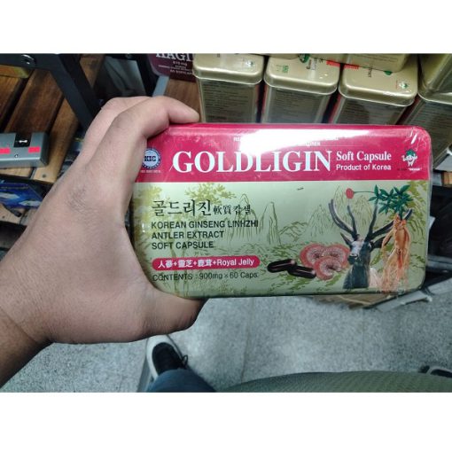 قرص شاخ گوزن، گانودرما و عصاره جینسینگ گلدلیگین Goldligin 6651eeb43a500.jpeg