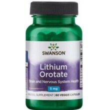 لیتیوم اوروات سوانسون 60 عدد Swanson Lithium Orotate