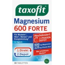 منیزیم 600 فورت تاکسوفیت Magnesium 600 Forte taxofit