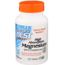 منیزیم دکتر بست 100 میلی گرم 120 عدد Doctor’s Best Magnesium