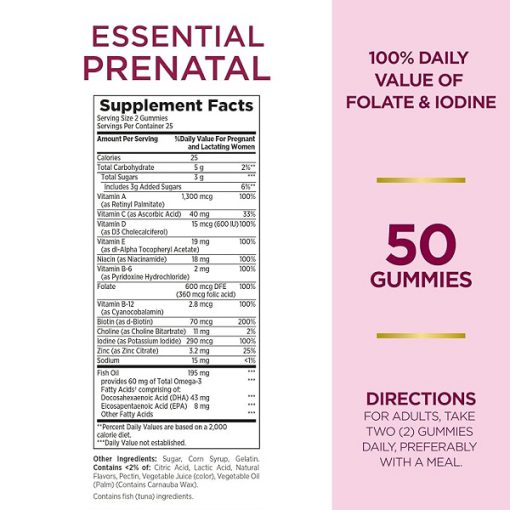 مولتی ویتامین زنان باردار نیچرز بونتی Nature’s Bounty Essential Prenatal 6654ced3c371e.jpeg