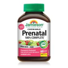 مولتی ویتامین پریناتال جمیسون 60 عددی Jamieson 100% Complete Prenatal Multivitamin | Chewable