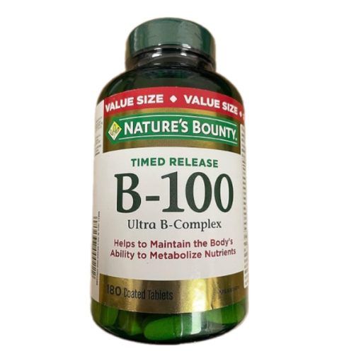 ویتامین اولترا ب کمپلکس B100 نیچرز بونتی 180 عدد 6626a1b17becd.png