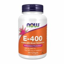 ویتامین ای 400 ناو 100 عددی NOW Vitamin E-400 Softgels