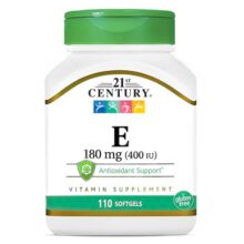 ویتامین ای سنتری 21st Century Vitamin E 180 mg 400 IU