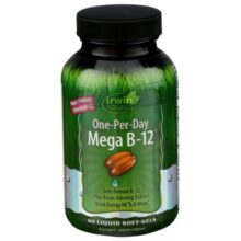 ویتامین ب 12 اروین نچرالز Irwin Naturals One-Per-Day Mega B-12