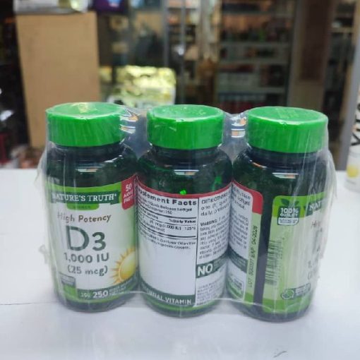 ویتامین دی نچرالز تریث Nature’s Truth Vitamin D3 1000 IU 6627d1577ae91.jpeg