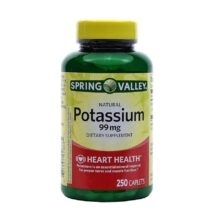 پتاسیم اسپرینگ والی 250 عددی Spring Valley Potassium 99 mg