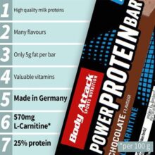 پروتئین بار پاور بادی اتک 35 گرم BODY ATTACK POWER PROTEIN BAR 6686e8240cef0.jpeg