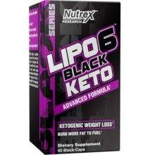 چربی سوز لیپو 6 بلک کتو ناترکس Nutrex Lipo6 Black Keto