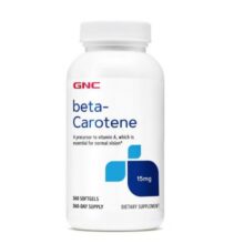 کپسول بتاکاروتن جی ان سی GNC Beta-Carotene 15mg
