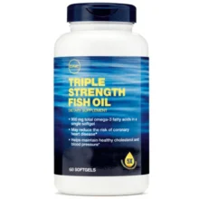 کپسول روغن ماهی تریپل استرانگ فیش اویل جی ان سی 60 عدد