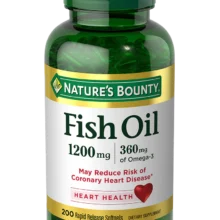 کپسول روغن ماهی نیچرز بونتی 1200 میلی گرم 200 عدد