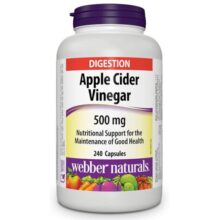 کپسول سرکه سیب وبر نچرالز 240 عدد Webber Naturals Apple Cider Vinegar
