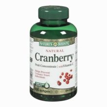 کرن بری نیچرز بونتی 100 عدد Nature’s Bounty Natural Cranberry
